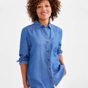 Macy’s Women’s Chambray Perfect Shirt